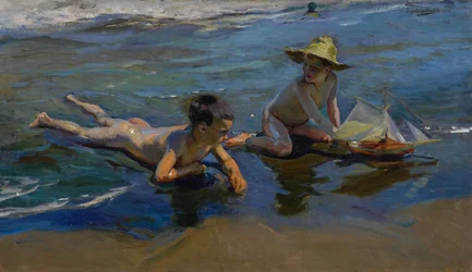 Bambini sulla spiaggia